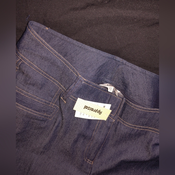 Raw Denim Nwt Appraisal Brand Hi Waist High Rise Blue Jeans Size 12 USA Women - Picture 5 of 14